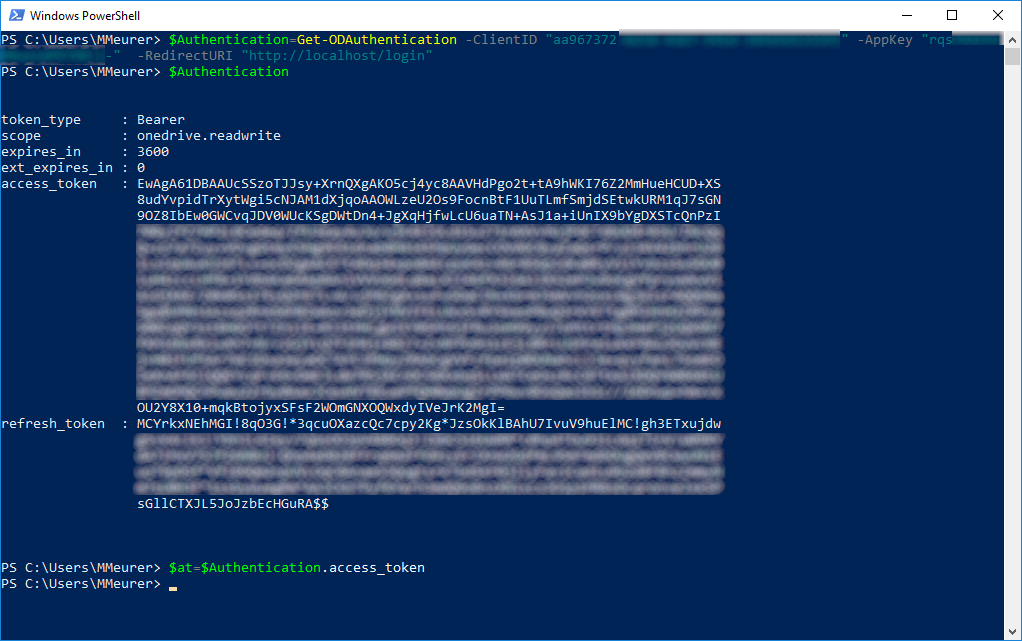 Working with the OneDrive PowerShell Module