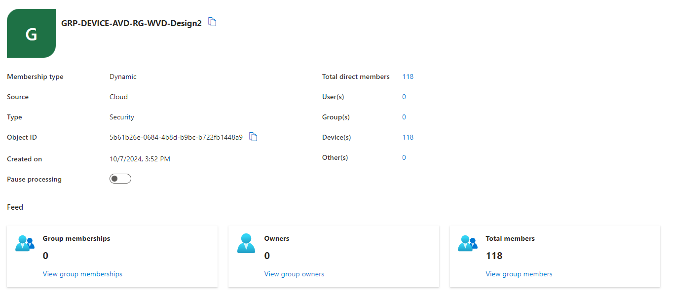 Entra Dynamic Device Groups for Azure Virtual Desktop - Host Pools, Resource Groups and Subscriptions