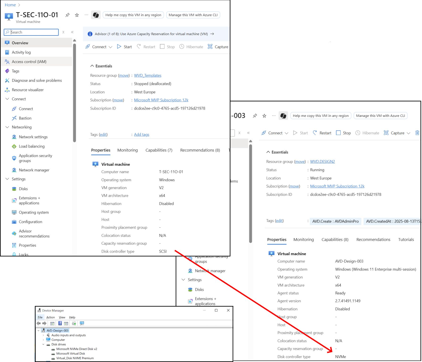 From SCSI to NVMe in Azure Virtual Desktop - Reuse your current golden master VM - or convert it