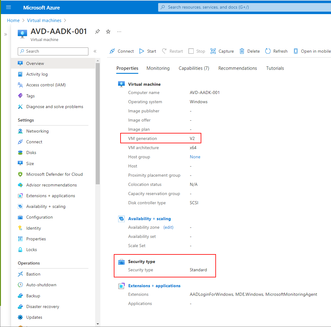 Updating or cloning a Azure VM with standard security to trusted launch with secure boot and vTPM