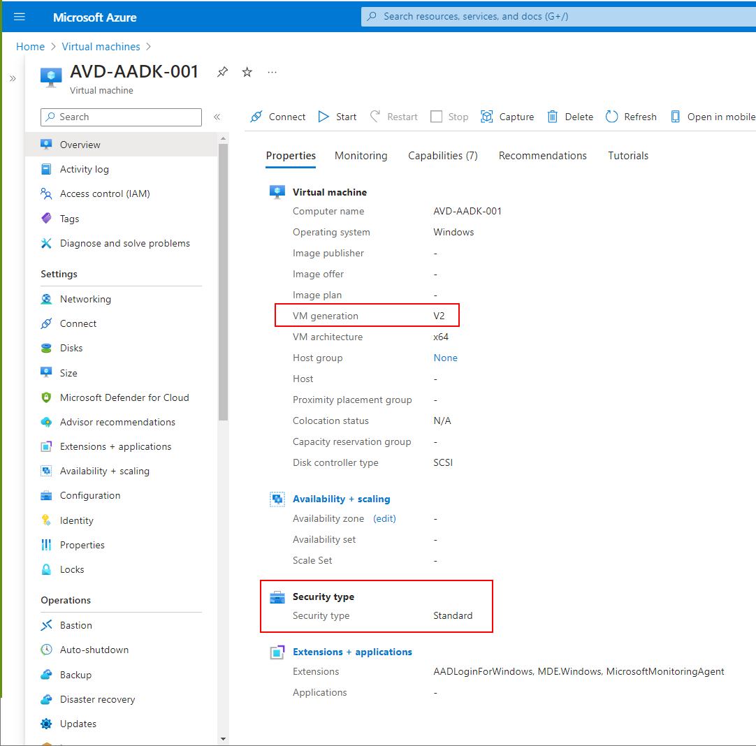 Updating Or Cloning A Azure VM With Standard Security To Trusted Launch 
