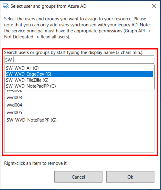 Using Azure AD groups to assign users to Azure Windows Virtual Desktop (WVD)