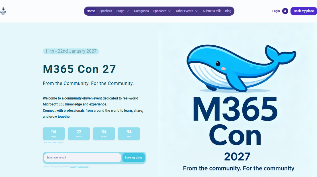 I'm Planning to Speak at M365 Con 27, and You Should Join Me