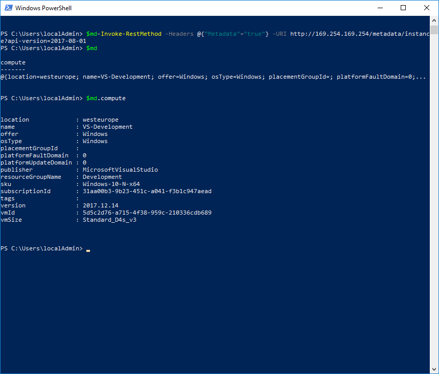 Deallocate an Azure VM from itself